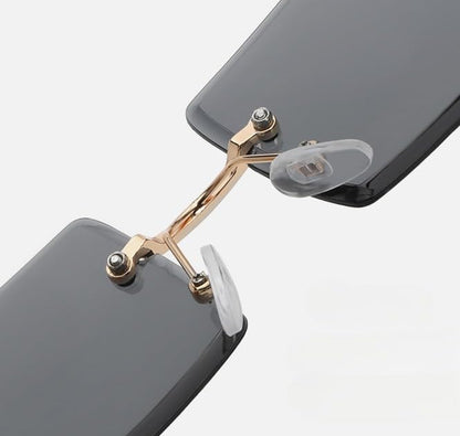 Rimless Unisex Sunglasses